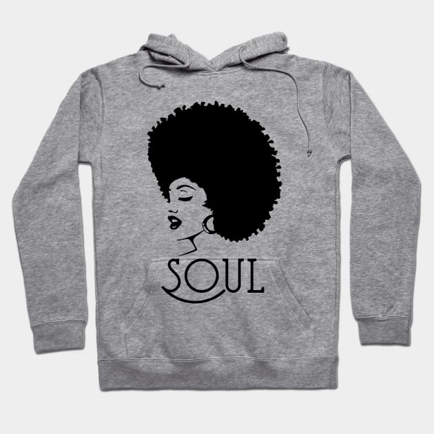 Afro Soul, vintage soul train funk vibe Hoodie by Teessential